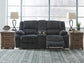 Draycoll DBL Rec Loveseat w/Console - Discount Furniture Connection