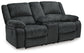 Draycoll DBL Rec Loveseat w/Console - Discount Furniture Connection