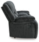 Draycoll DBL Rec Loveseat w/Console - Discount Furniture Connection