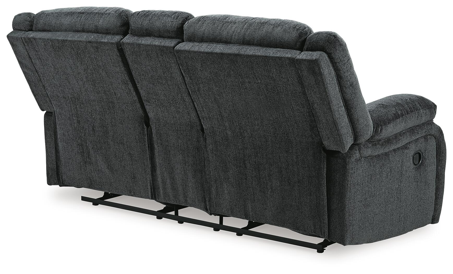 Draycoll DBL Rec Loveseat w/Console - Discount Furniture Connection