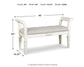 Realyn Accent Bench - Discount Furniture Connection