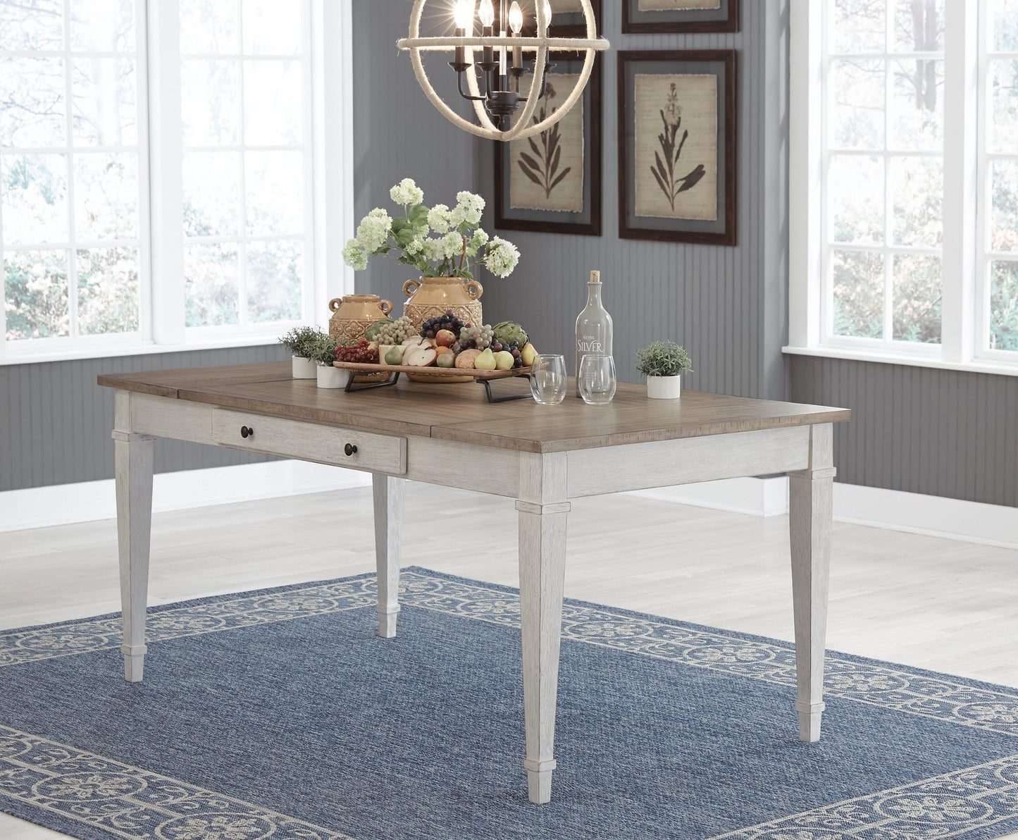 Skempton RECT DRM Table w/Storage - Discount Furniture Connection