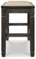 Tyler Creek DBL Counter UPH Bench (1/CN) - Discount Furniture Connection