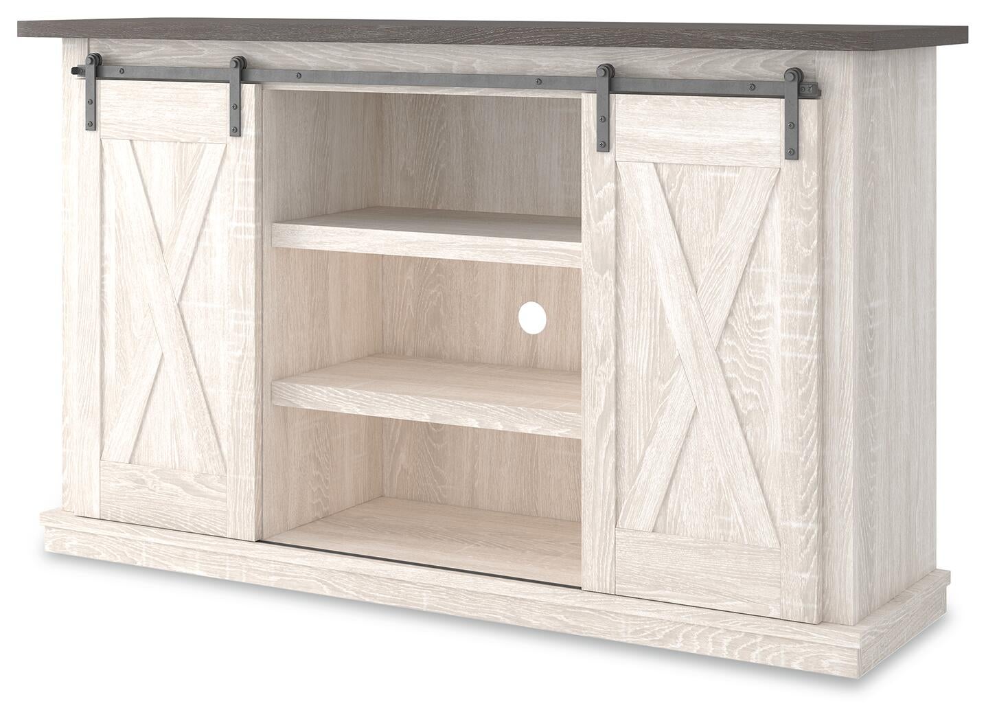 Dorrinson Medium TV Stand - Discount Furniture Connection