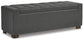 Cortwell Storage Bench - Discount Furniture Connection