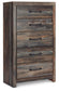 Drystan Five Drawer Chest - Discount Furniture Connection