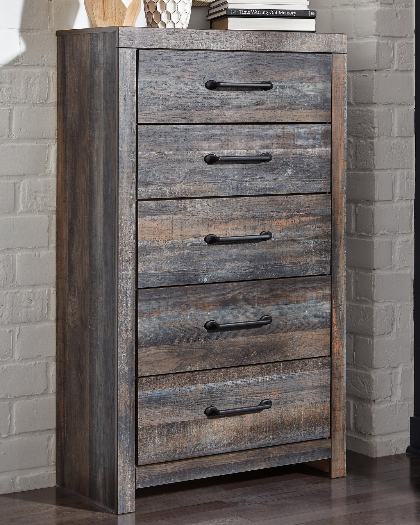Drystan Five Drawer Chest - Discount Furniture Connection