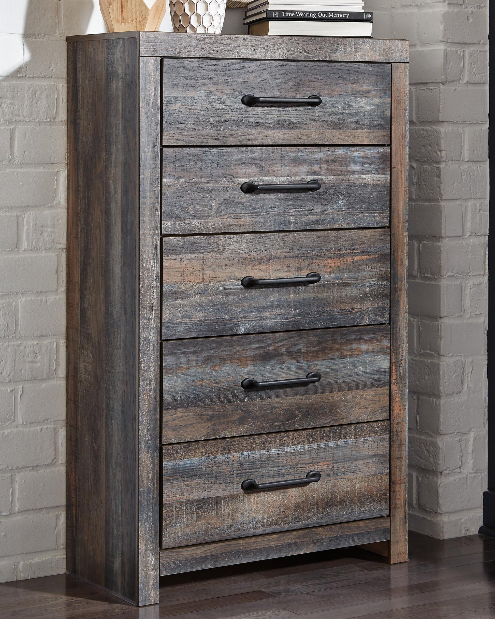 Drystan Five Drawer Chest - Discount Furniture Connection