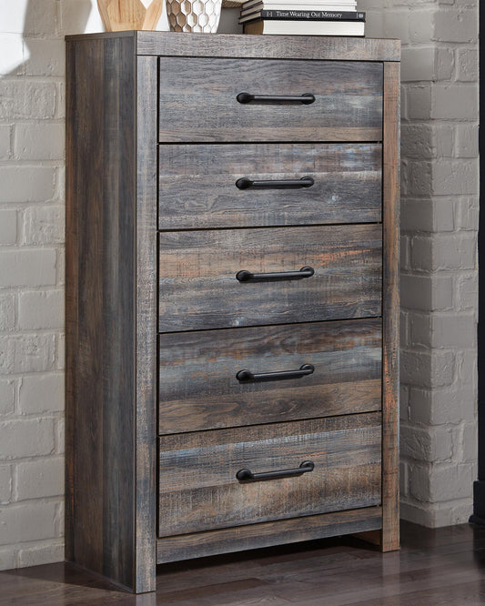 Drystan Five Drawer Chest - Discount Furniture Connection