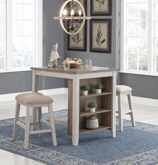 Skempton RECT DRM Counter TBL Set(3/CN) - Discount Furniture Connection