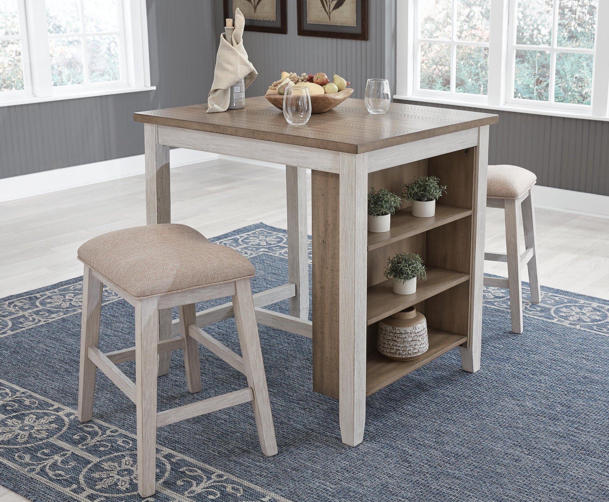 Skempton RECT DRM Counter TBL Set(3/CN) - Discount Furniture Connection