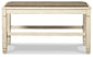 Bolanburg DBL Counter UPH Bench (1/CN) - Discount Furniture Connection