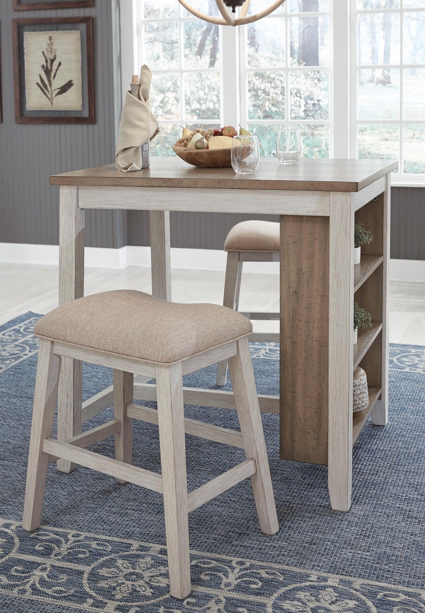 Skempton RECT DRM Counter TBL Set(3/CN) - Discount Furniture Connection