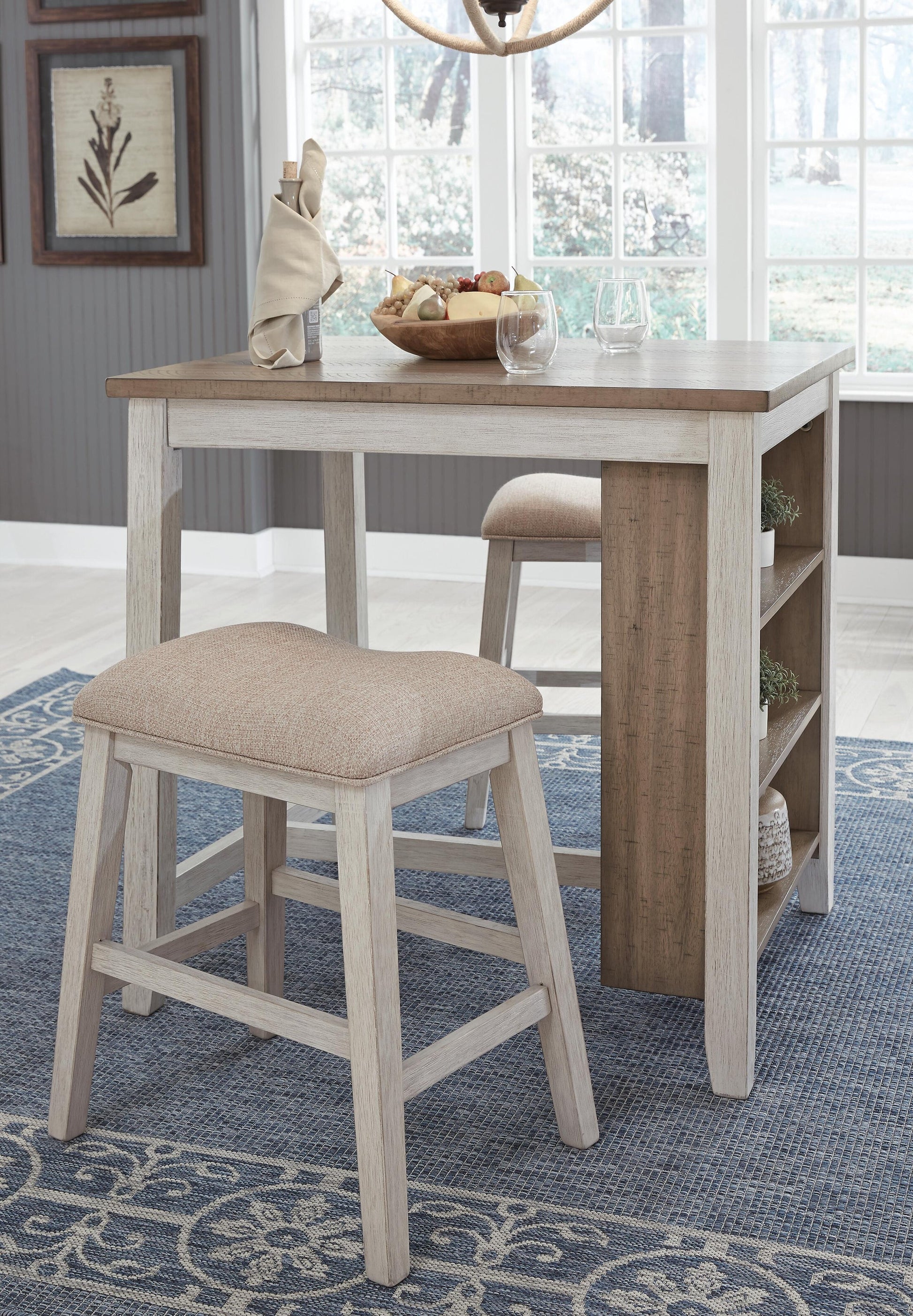 Skempton RECT DRM Counter TBL Set(3/CN) - Discount Furniture Connection