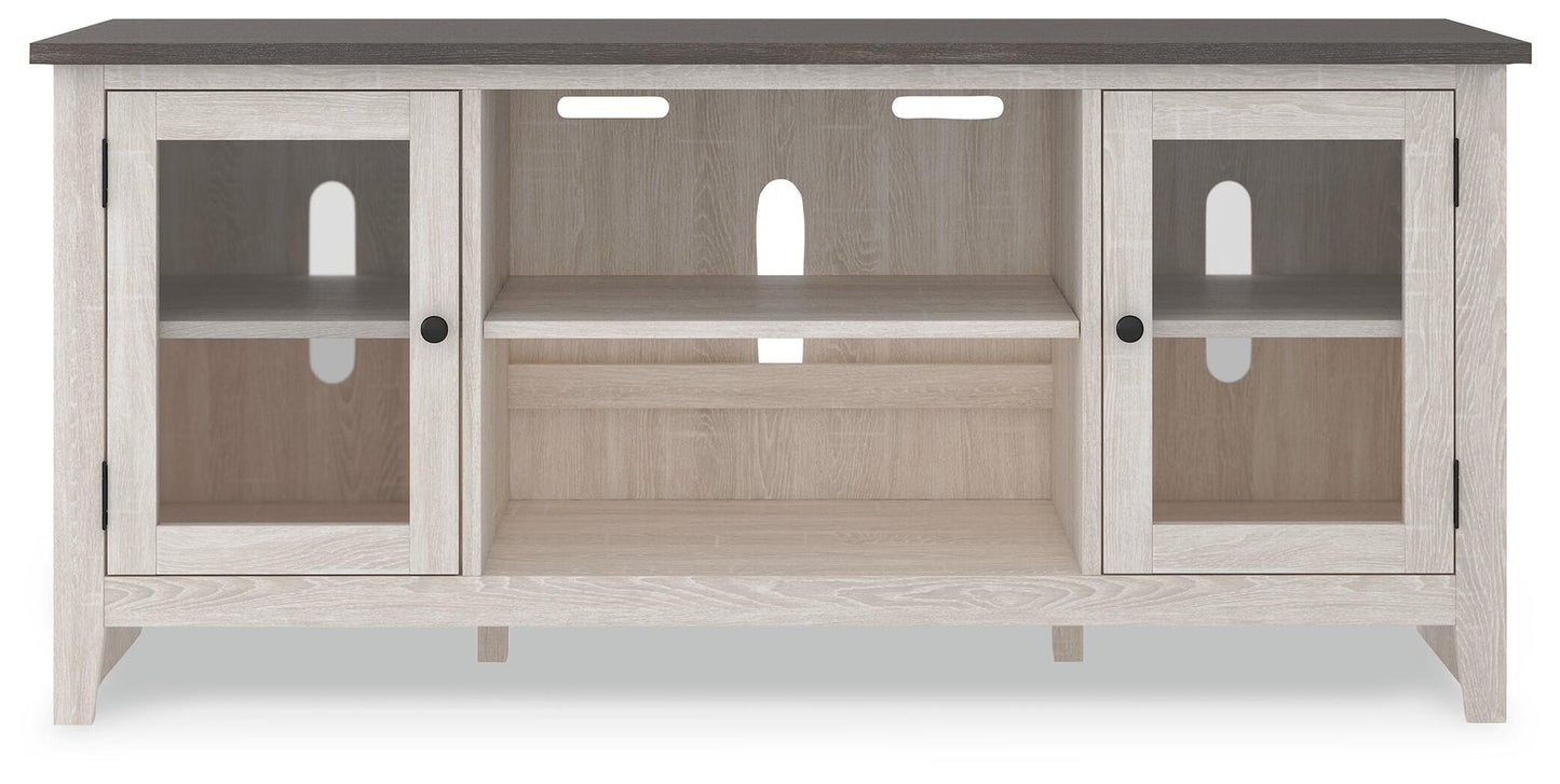 Dorrinson LG TV Stand w/Fireplace Option - Discount Furniture Connection