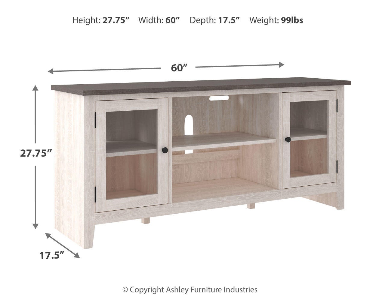 Dorrinson LG TV Stand w/Fireplace Option - Discount Furniture Connection