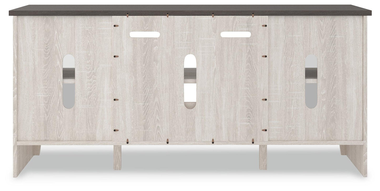 Dorrinson LG TV Stand w/Fireplace Option - Discount Furniture Connection