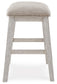 Skempton Upholstered Stool (2/CN) - Discount Furniture Connection