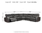 Samperstone 6-Piece Power Reclining Sectional - Discount Furniture Connection