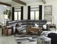 Samperstone 6-Piece Power Reclining Sectional - Discount Furniture Connection