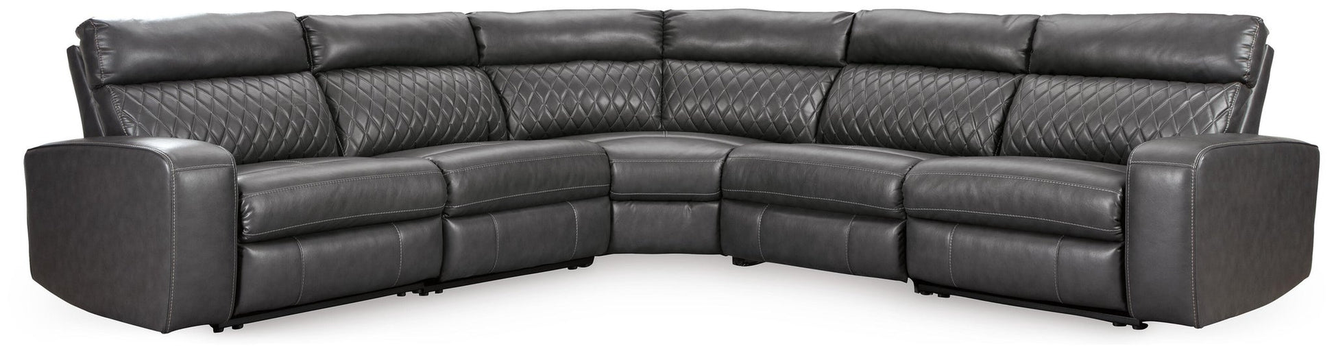 Samperstone 5-Piece Power Reclining Sectional - Discount Furniture Connection