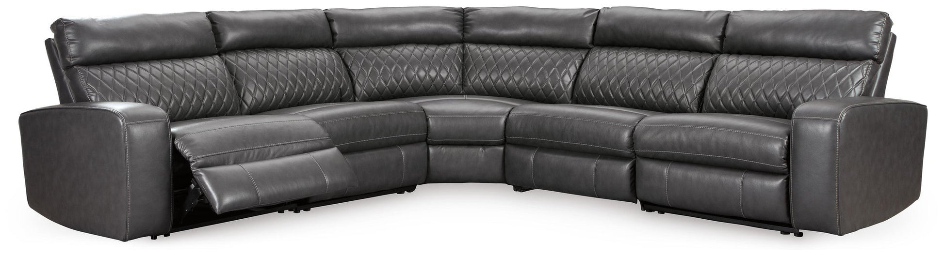 Samperstone 5-Piece Power Reclining Sectional - Discount Furniture Connection