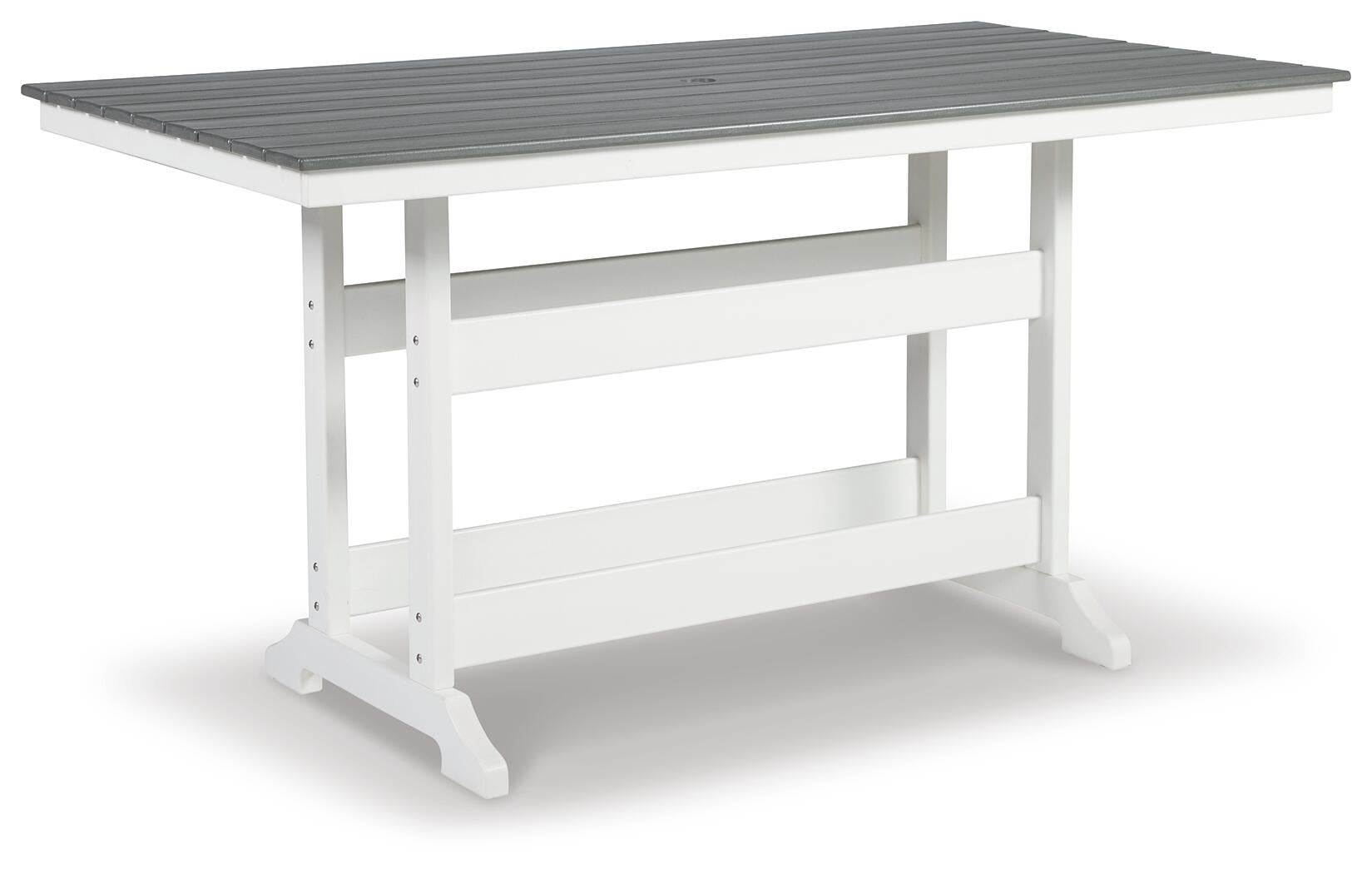Transville RECT COUNTER TABLE W/UMB OPT - Discount Furniture Connection