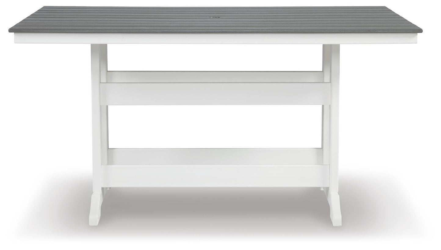 Transville RECT COUNTER TABLE W/UMB OPT - Discount Furniture Connection