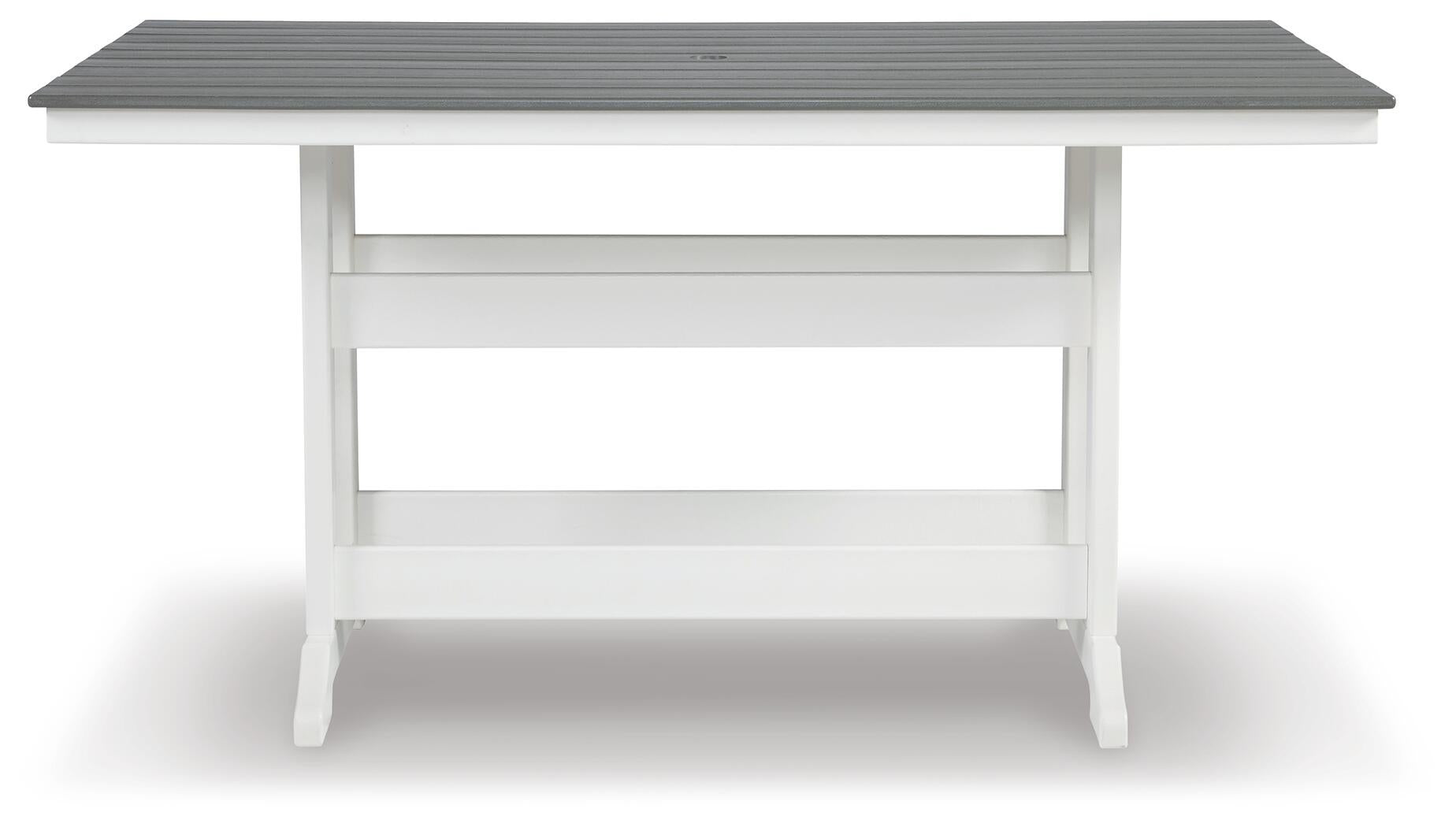 Transville RECT COUNTER TABLE W/UMB OPT - Discount Furniture Connection