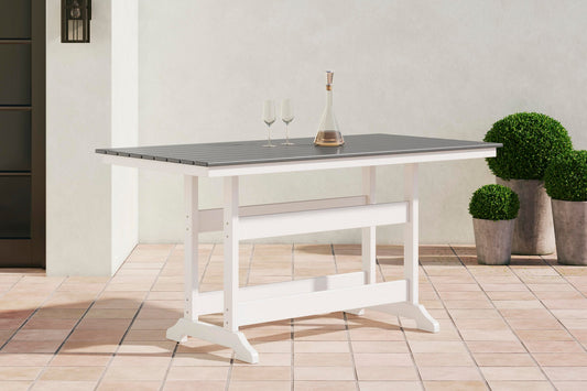 Transville RECT COUNTER TABLE W/UMB OPT - Discount Furniture Connection