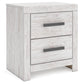Cayboni Two Drawer Night Stand - Discount Furniture Connection