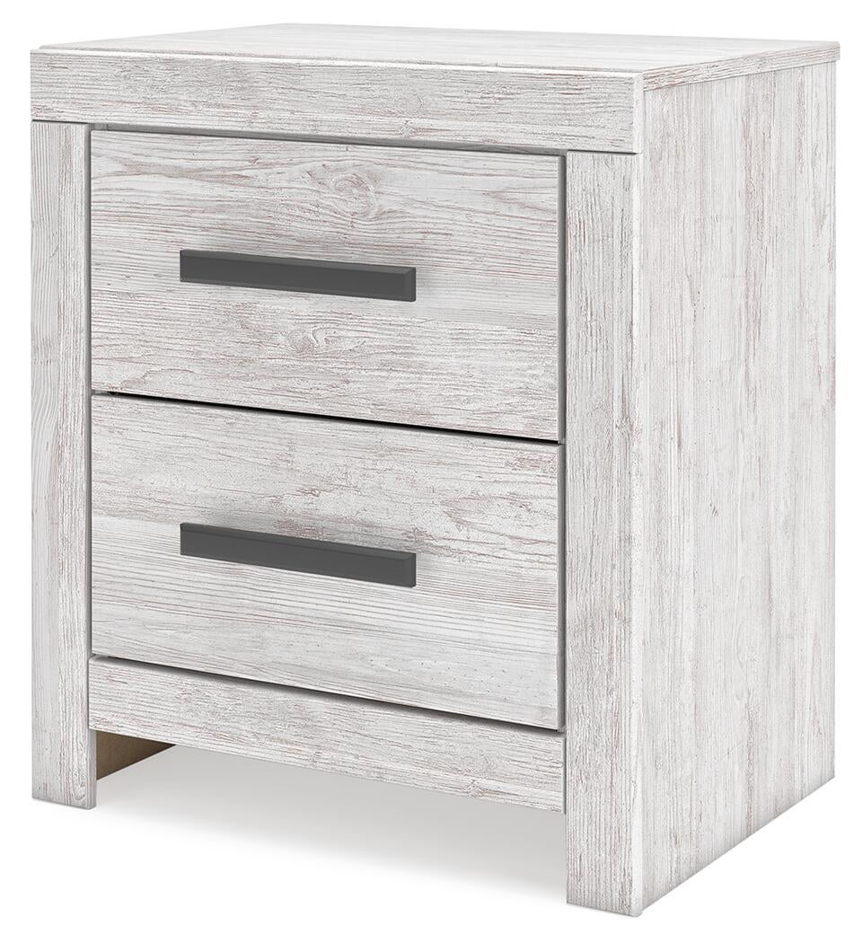 Cayboni Two Drawer Night Stand - Discount Furniture Connection