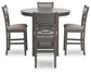 Wrenning DRM Counter Table Set (5/CN) - Discount Furniture Connection