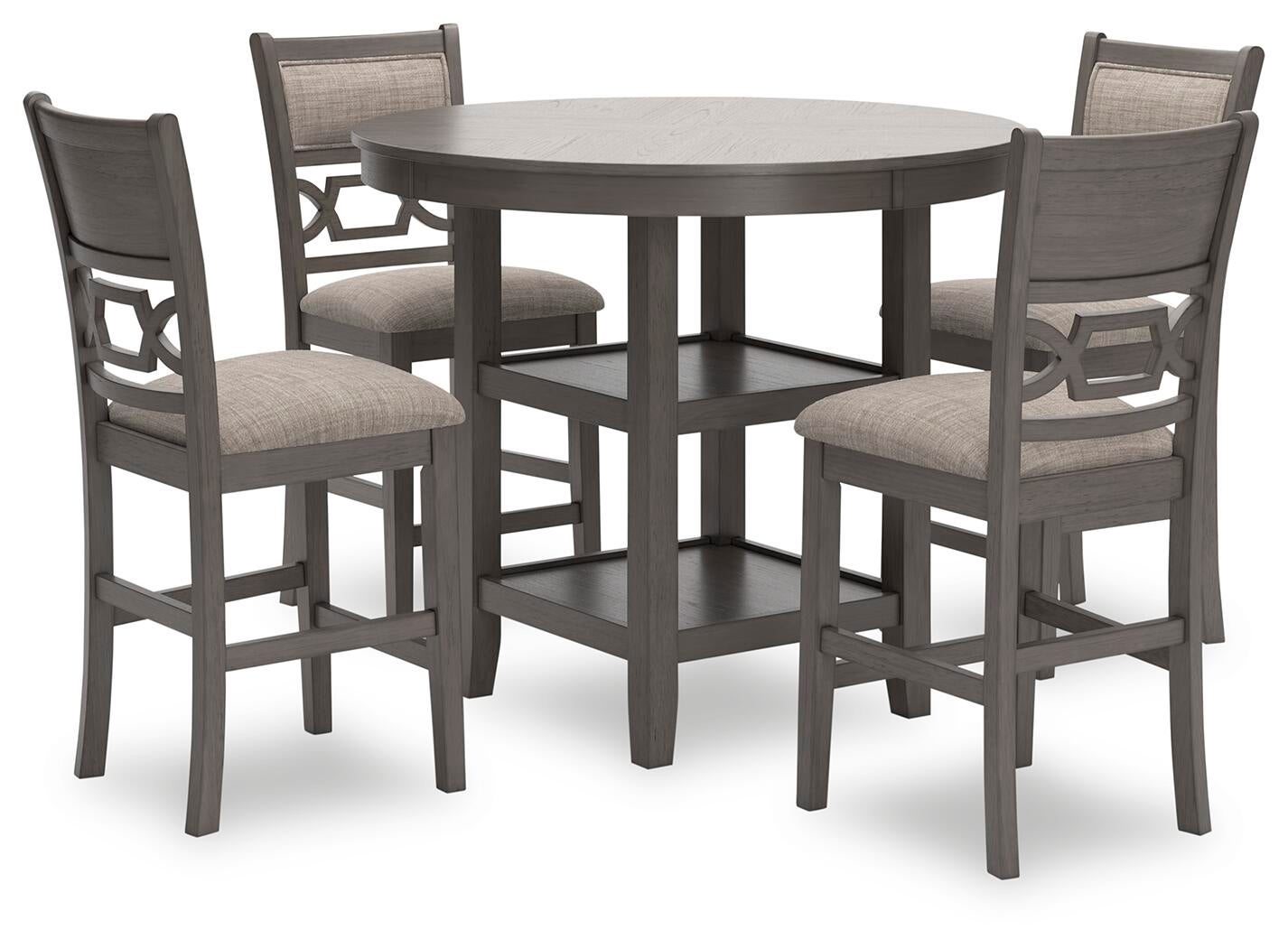 Wrenning DRM Counter Table Set (5/CN) - Discount Furniture Connection