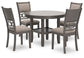 Wrenning Dining Room Table Set (5/CN) - Discount Furniture Connection