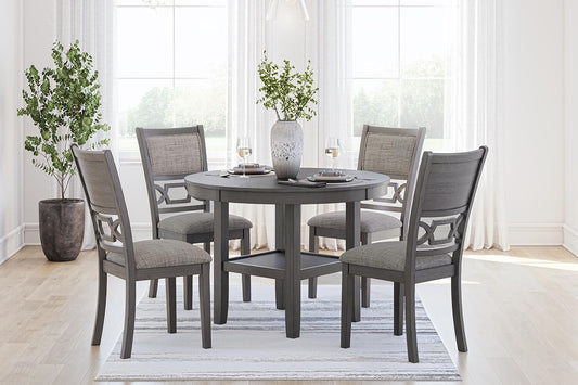 Wrenning Dining Room Table Set (5/CN) - Discount Furniture Connection