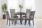 Wrenning Dining Room Table Set (5/CN) - Discount Furniture Connection
