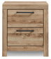 Hyanna Full Panel Bed with 2 Side Storage, Dresser, Mirror, Chest and Nightstand