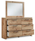 Hyanna Full Panel Headboard, Dresser and Mirror