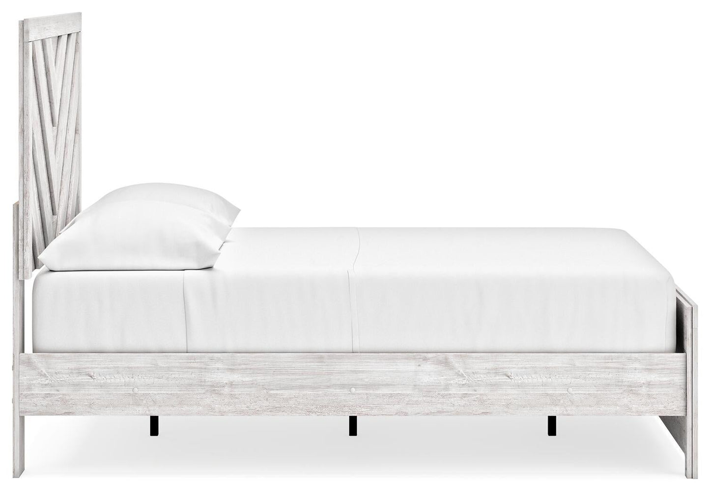 Cayboni Full Panel Bed with Mirrored Dresser - Discount Furniture Connection