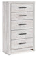 Cayboni Full Panel Bed, Dresser, Mirror, Chest and Nightstand - Discount Furniture Connection