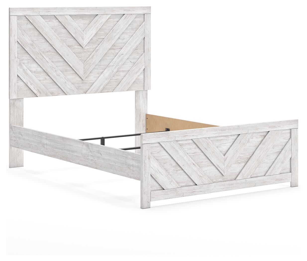 Cayboni Full Panel Bed, Dresser, Mirror, Chest and Nightstand - Discount Furniture Connection