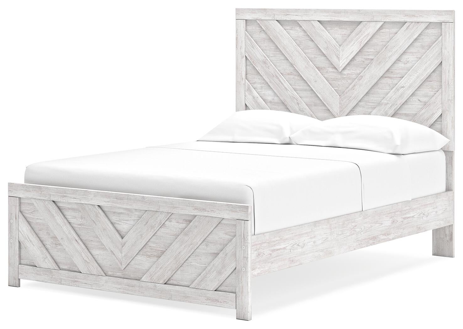 Cayboni Full Panel Bed, Dresser, Mirror, Chest and Nightstand - Discount Furniture Connection