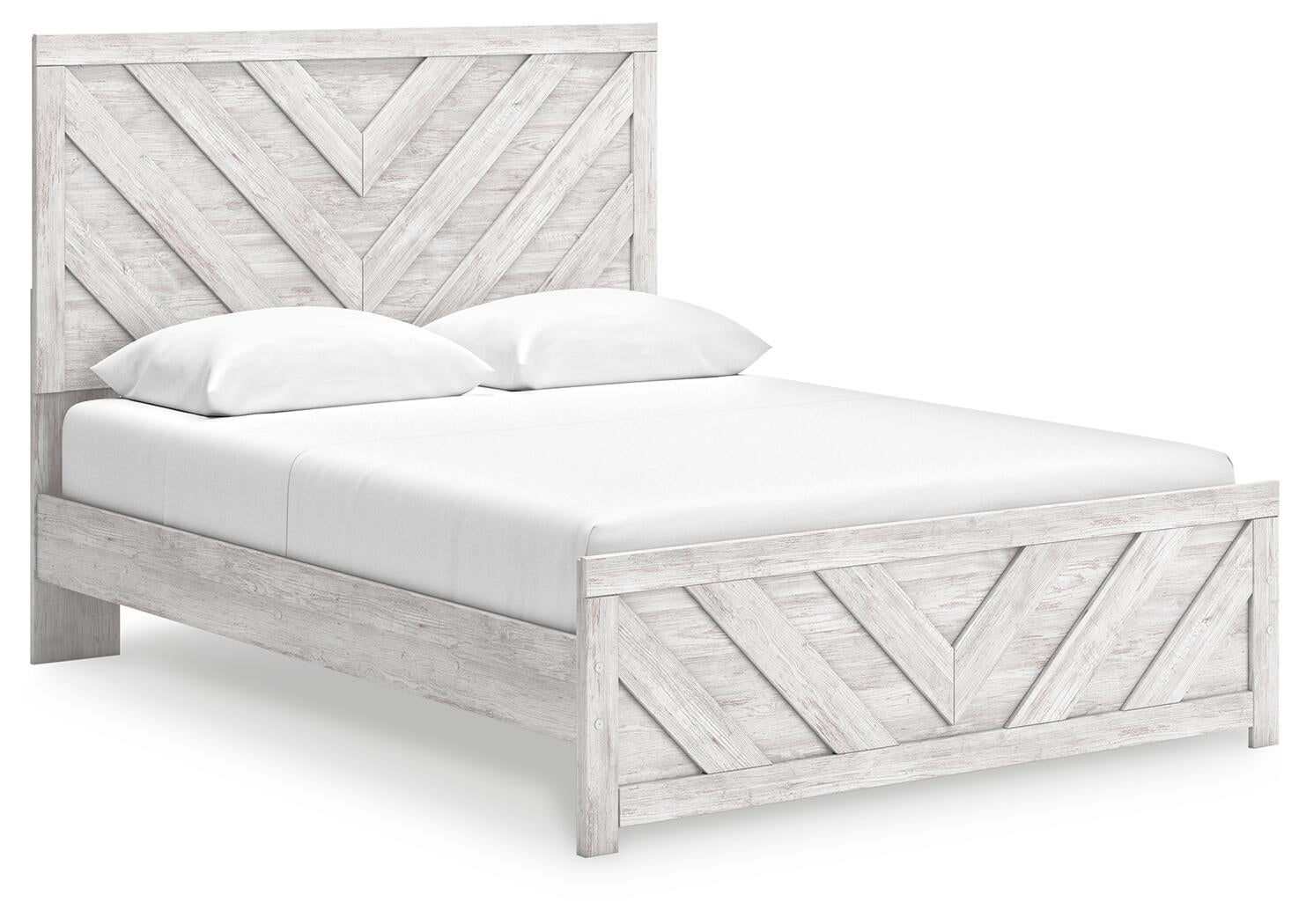 Cayboni Queen Panel Bed, Dresser, Mirror, Chest and Nightstand - Discount Furniture Connection