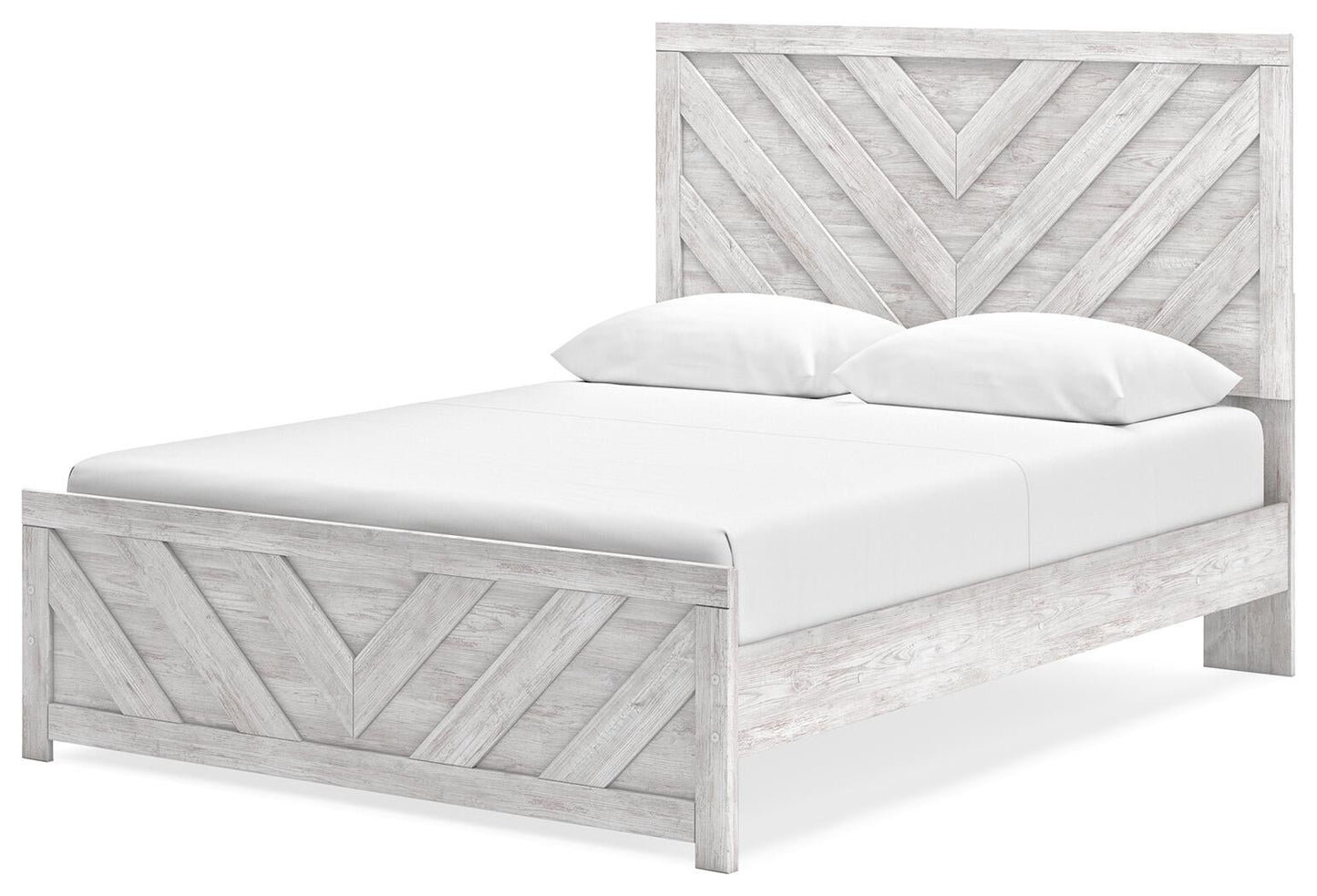 Cayboni Queen Panel Bed, Dresser, Mirror, Chest and Nightstand - Discount Furniture Connection