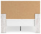 Cayboni Queen Panel Bed with Mirrored Dresser - Discount Furniture Connection