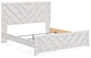 Cayboni King Panel Bed with Mirrored Dresser and Nightstand - Discount Furniture Connection