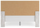 Cayboni King Panel Bed with Mirrored Dresser and Nightstand - Discount Furniture Connection