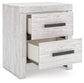Cayboni King Panel Bed with Mirrored Dresser and Nightstand - Discount Furniture Connection