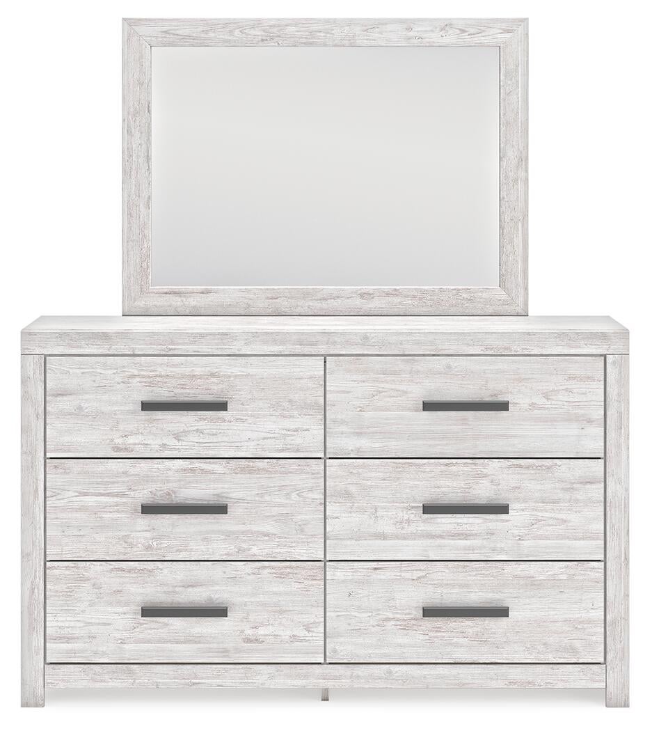 Cayboni Twin Panel Bed, Dresser, Mirror, Chest and Nightstand - Discount Furniture Connection